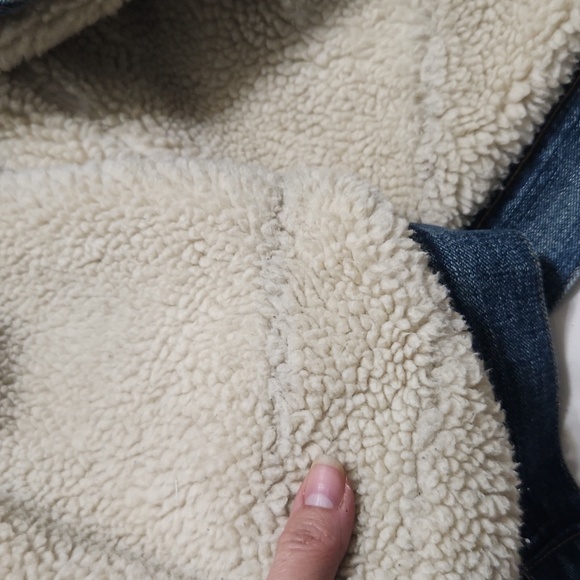 Polo Ralph Lauren Denim Sherpa Lined Trucker Jacket Size Small - Picture 15 of 15